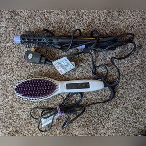 InStyler Hair Straightening Brush And Round Brush Dryer